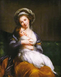 Madame Vigée-Lebrun and Her Daughter, Jeanne Lucia (Julie)